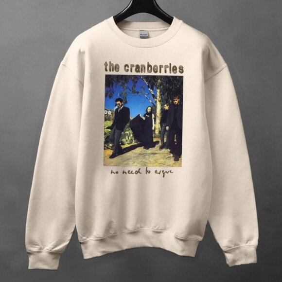 Vintage The Cranberries No Need To Argue World Tour 1995 Unisex Sweatshirt Sand - Picture 1 of 4